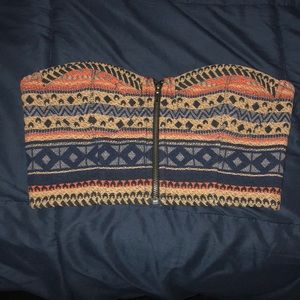 Patterned crop top